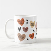 Mug Boho Heart Enseignant Cadeau Affirmation et Gratit (Gauche)