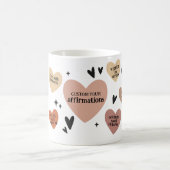 Mug Boho Heart RN Cadeau, Infirmière Affirmation Art (Centre)