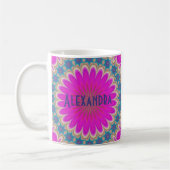 Mug Boho Hot Pink Mandala (Gauche)