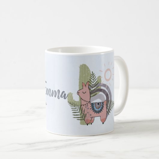 Mug Boho Llama (Devant droit)