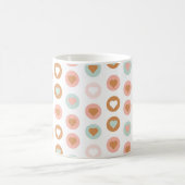 Mug Boho Loving Hearts Love Valentines Colorée (Centre)