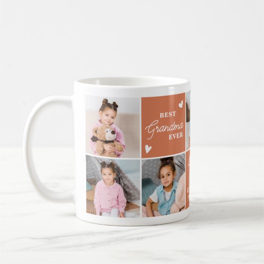 Mug Boho Meilleur GRANDMA Jamais Personnalisé Moderne  (Gauche)