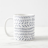 Mug Boho Moderne Abstrait en tissu de boue dans la mar (Gauche)