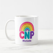 Mug Boho Monogramme Arc-en-ciel CNP (Gauche)