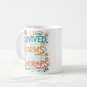 Mug Boho Motivational Pastel Survivor Cadeau (Devant gauche)
