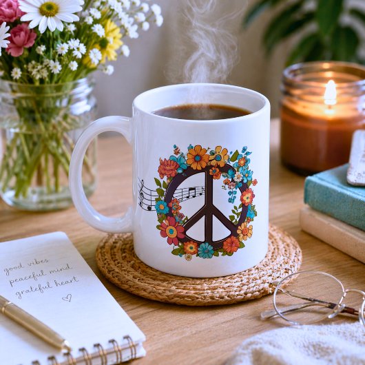 Mug Boho Paix et Musique
