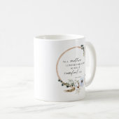 Mug Boho Pampas Grass Bible Verso Dieu Vous Confort (Devant droit)