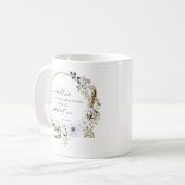 Mug Boho Pampas Grass Bible Verso Dieu Vous Confort (Devant gauche)