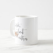 Mug Boho Pampas Grass Minimal World's Best Mother (Devant gauche)