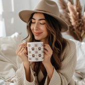 Mug Boho Pet À damiers