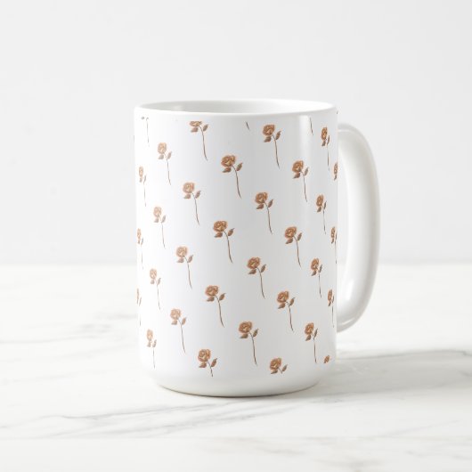 Mug Boho Roses (Devant droit)