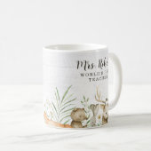 Mug Boho Rustic Wildlife Teacher Appréciation (Devant droit)