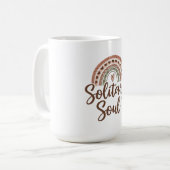 Mug Boho style âme solitaire (Devant gauche)