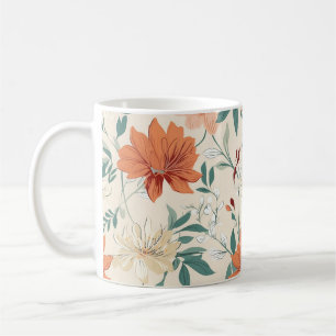 Mug Boho style fleurs couleurs motifs