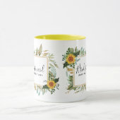 Mug Boho Sunflower Sage Mariage de verdure (Centre)