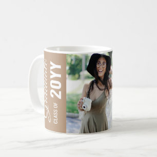 Mug Boho Tan Modern Classic Photo Graduation Party
