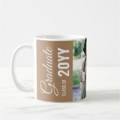 Mug Boho Tan Modern Classic Photo Graduation Party (Gauche)