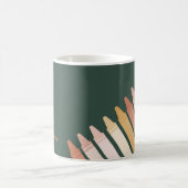 Mug Boho tendance couleurs Crayon Nom de l'enseignant (Centre)