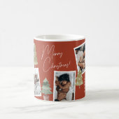 Mug Boho Terracotta Multi photo Pine Tree de Noël (Centre)