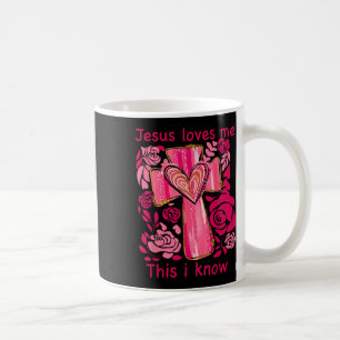 Mug Boho Valentine Jésus M'Aime Ceci Je Connais Christ