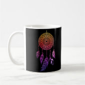 Mug Boho vintage de drêcher orange violet (Gauche)