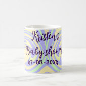 Mug Boho violet vert baby shower marbre rustique moder (Centre)