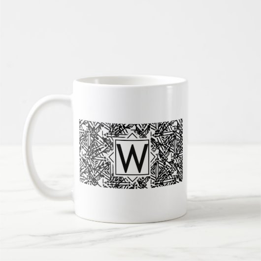 Mug Boho W Monogramme (Gauche)