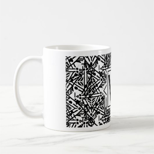 Mug Boho W Monogramme (Gauche)