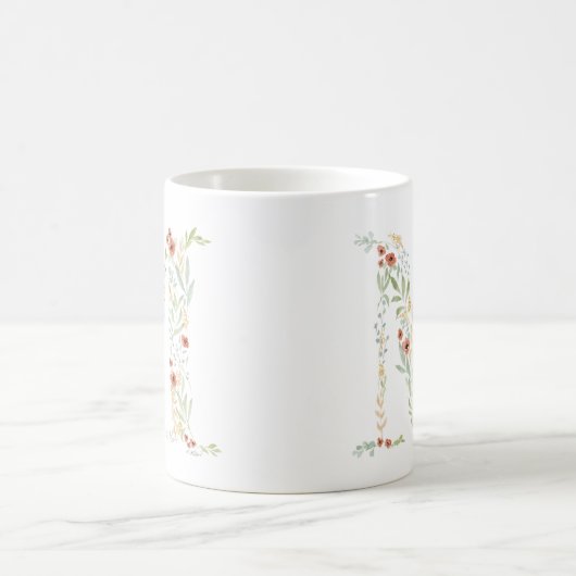 Mug Boho Watercolor Floral (Centre)