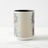 Mug Boho Watercolor Mandala Dreamcatcher (Centre)