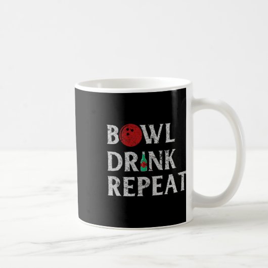 Mug Boire au Bowling Répéter Jeu de quilles cool Amate (Droite)