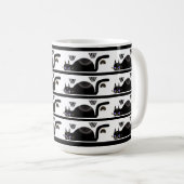 Mug Boire avec des chats noirs (Devant droit)