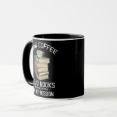 Mug Boire Café Lire Livres Démanteler Les Systèmes De (Devant gauche)