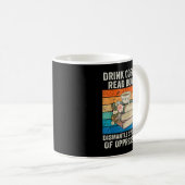Mug Boire Café Lire Livres Démanteler Les Systèmes D'O (Devant droit)