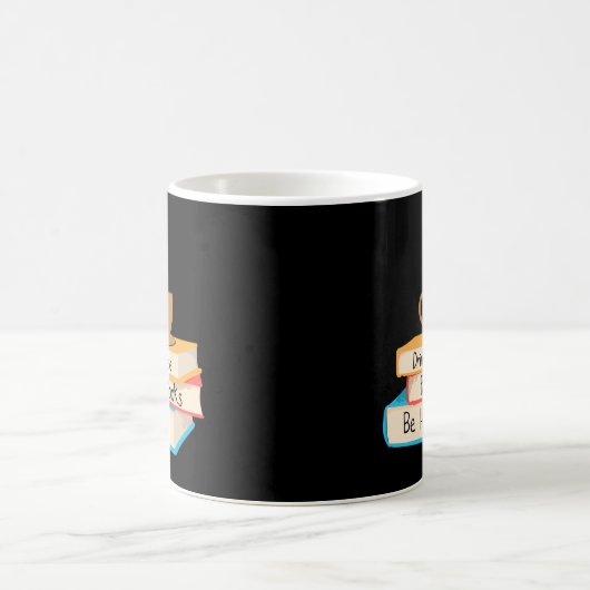 Mug Boire Café Lire Livres Soyez Heureux (Centre)