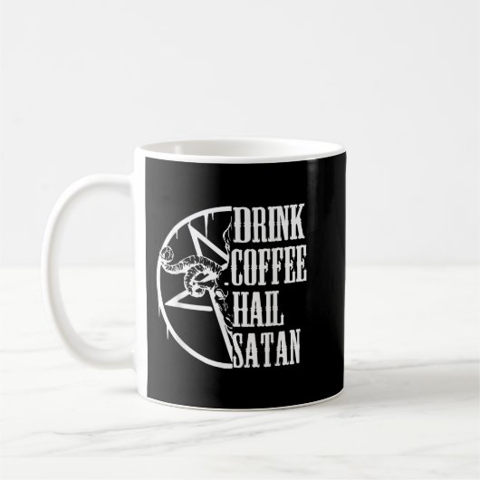 Mug Boire Coffee Hail Satan (Gauche)