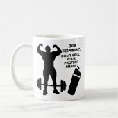 Mug Boire de façon responsable Ne pas déverser votre t (Gauche)