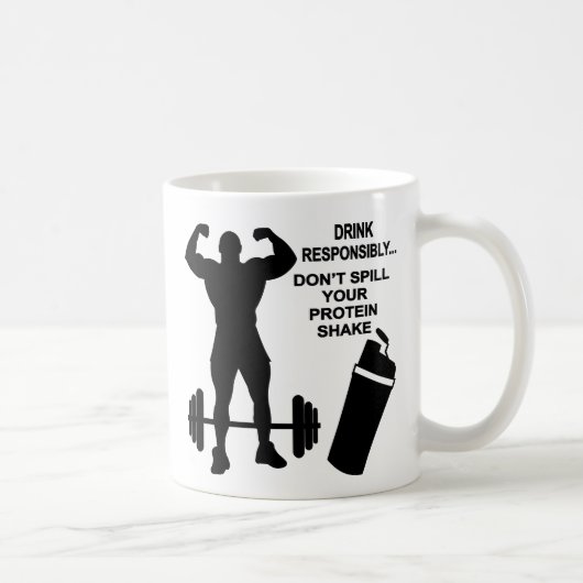 Mug Boire de façon responsable Ne pas déverser votre t (Droite)