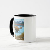 Mug Boire de l'orignal au lac - Yellowstone National (Devant gauche)