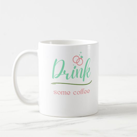 Mug Boire du café (Gauche)