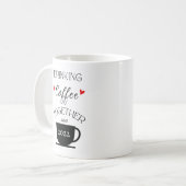 Mug Boire du café ensemble depuis___- Personnalisé (Devant gauche)