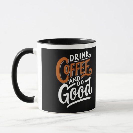MUG BOIRE DU CAFÉ ET FAIRE DU BIEN (Gauche)