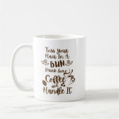 Mug Boire du café et le manipuler Drôle (Gauche)