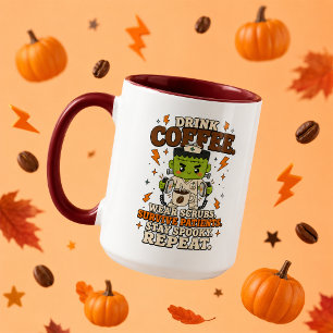 Mug Boire du café Porter des blouses médicales Rester