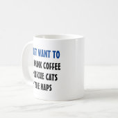 Mug Boire Du Café, Secourir Des Chats, Faire Des Siège (Devant gauche)