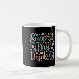 Mug Boire du jour de soutien Vintage Rétro Alcool Past