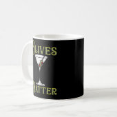 Mug Boire Olives Matter Martini Boisson (Devant gauche)