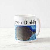 Mug Boire puis Dinking Quote (Devant droit)