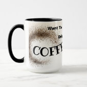 Mug Boire un café (Gauche)