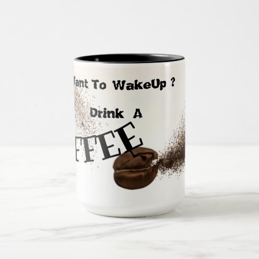 Mug Boire un café (Centre)